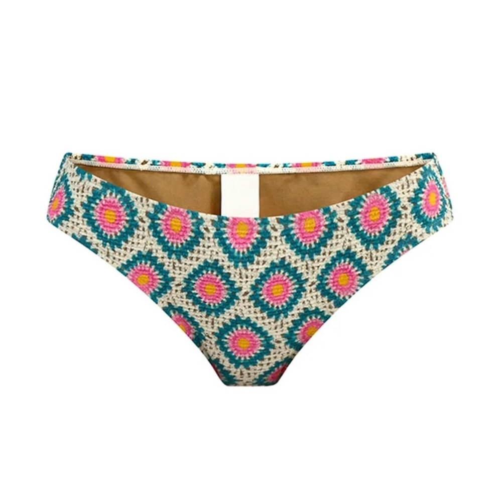 ππ©΅πNo Boundaries Pink and Blue Patterned Bikini Bottom - Picture 8 of 8